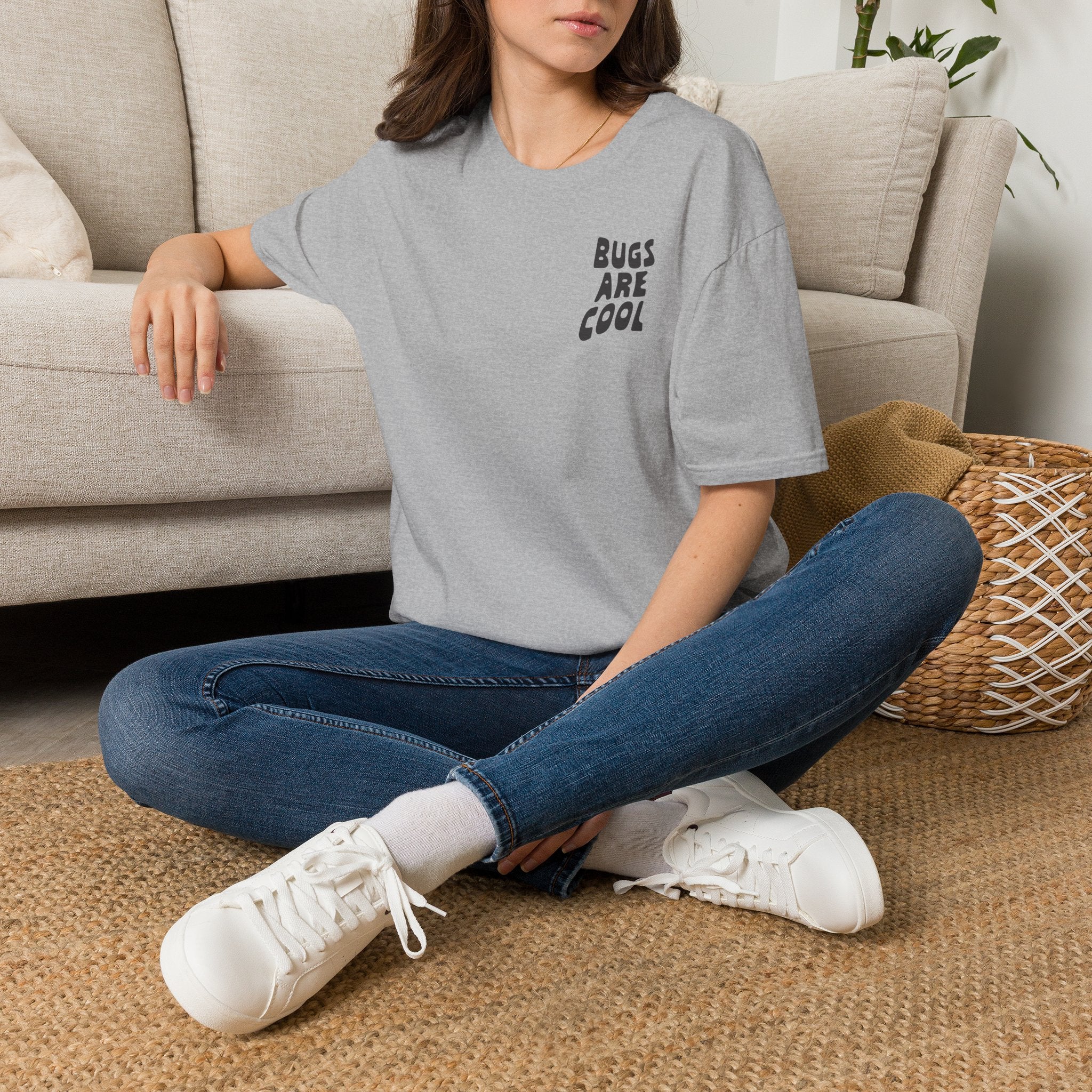 "Bugs Are Cool" Minimal Insect Lover Tee